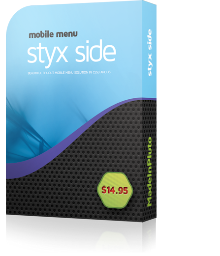 Styx Side mobile menu